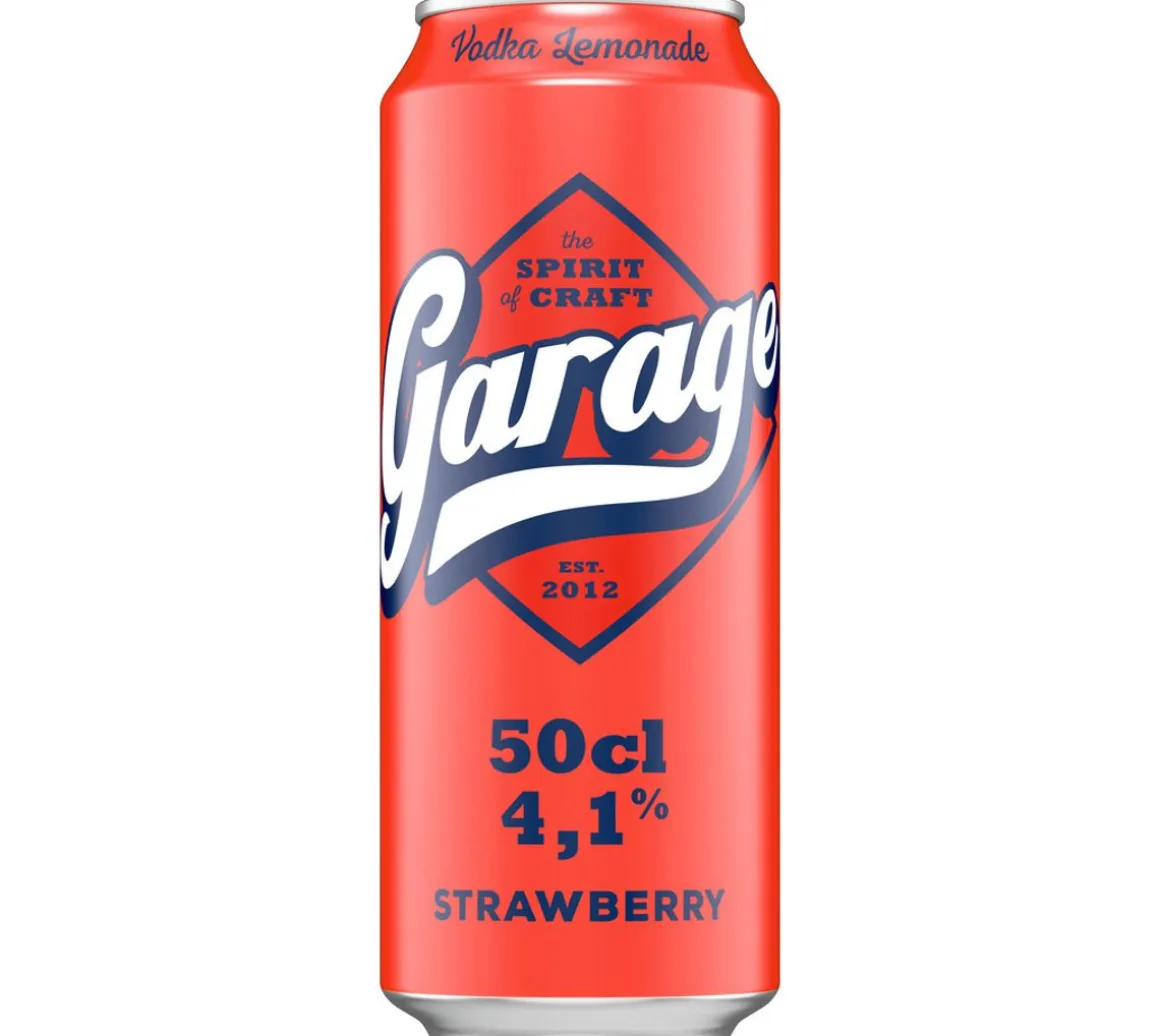 GARAGE VODKA LEMONADE 4,1% STRAWBERRY TLK 500 ML