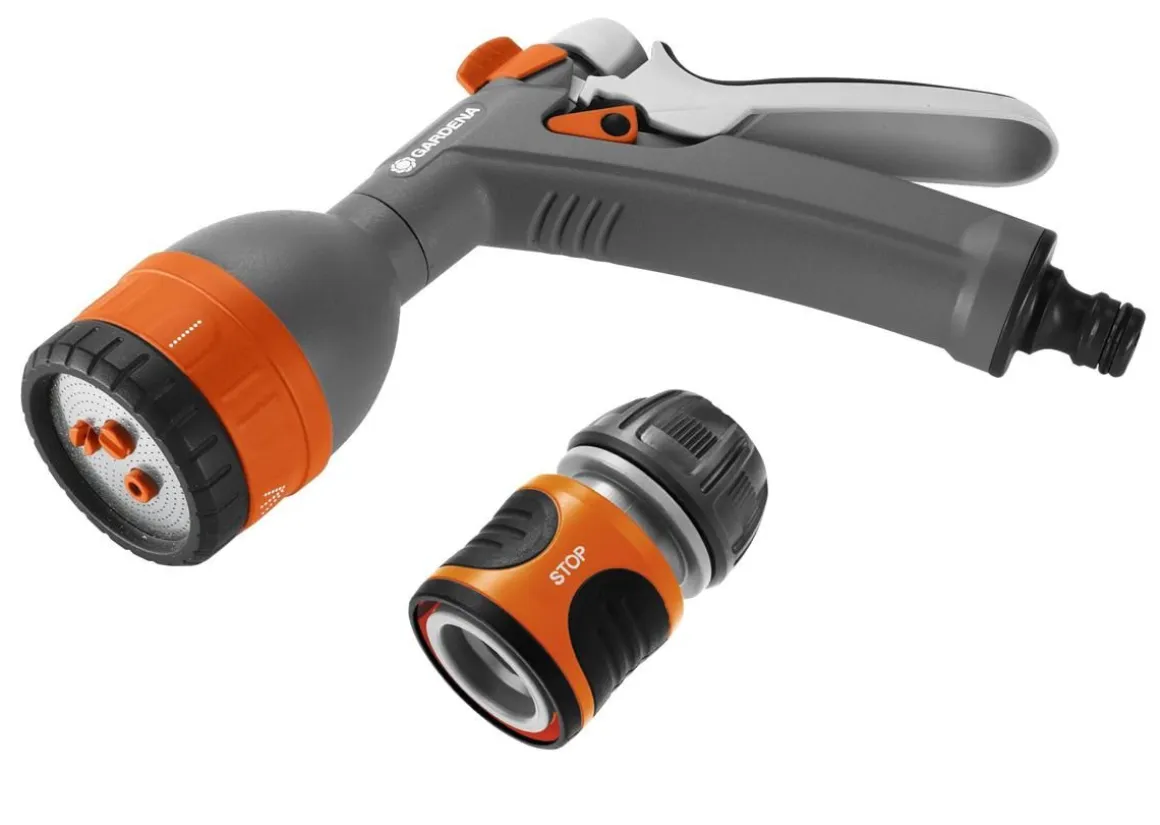 GARDENA KASTELUPISTOOLI COMFORTMULTI, SARJASULKULIITIN
