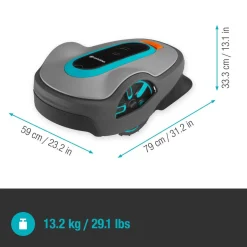 GARDENA ROBOTTIRUOHONLEIKKURI SILENO LIFE 1000