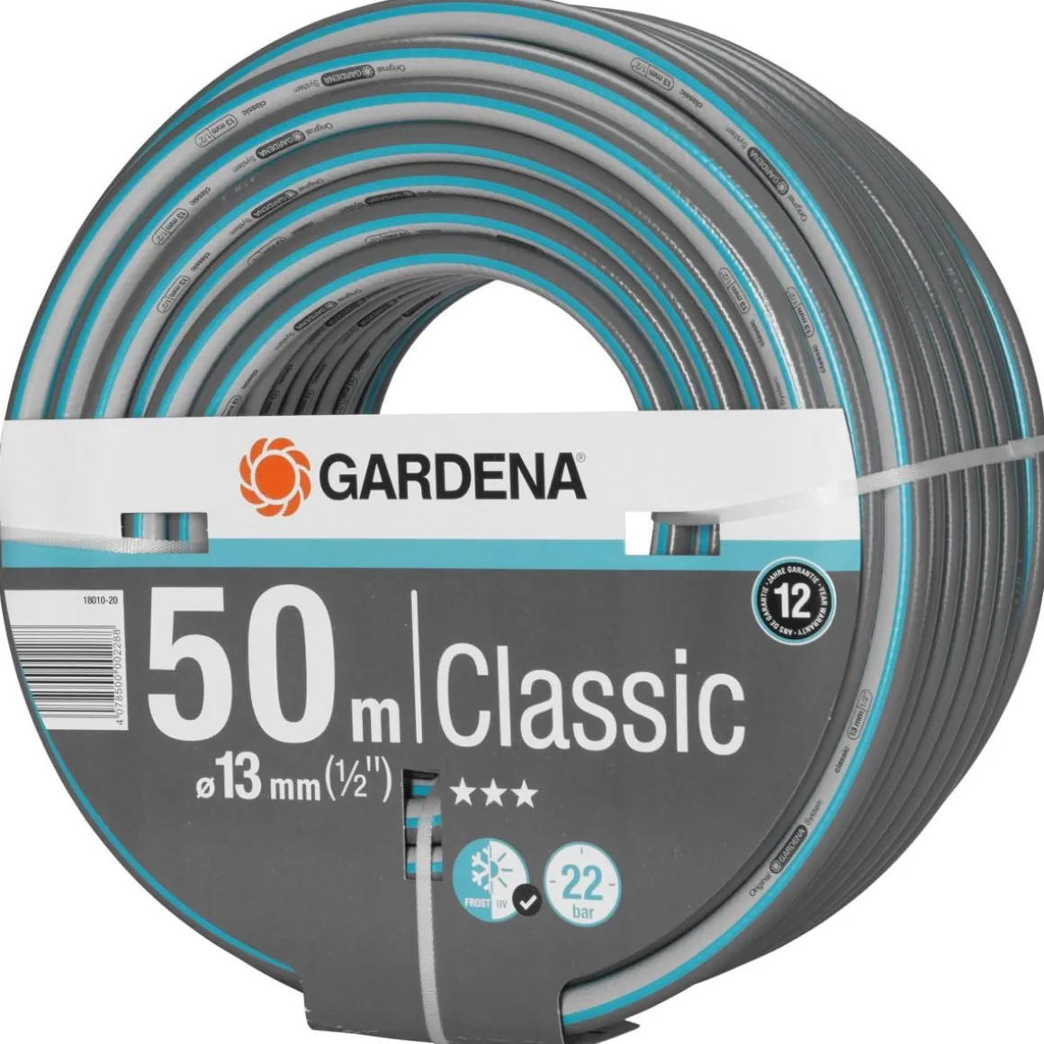 GARDENA PUUTARHALETKU CLASSIC 13MM 50M