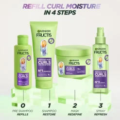 GARNIER FRUCTIS METHOD FOR CURLS JÄTETTÄVÄ SUIHKE KIHARTUVILLE  150