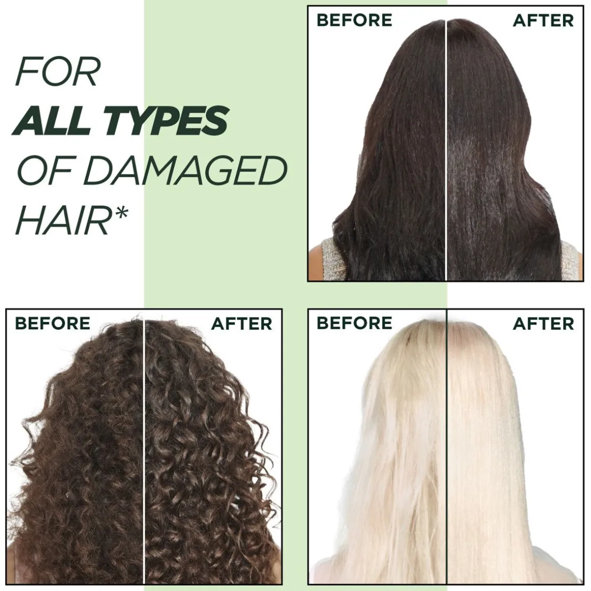 GARNIER FRUCTIS GOODBYE DAMAGE SHAMPOO VAURIOITUNEILLE JA ELOTT