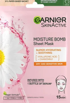 GARNIER MOISTURE BOMB KOSTEUTTAVA KANGASNAAMIO KUIVALLE JA HERK 32 G