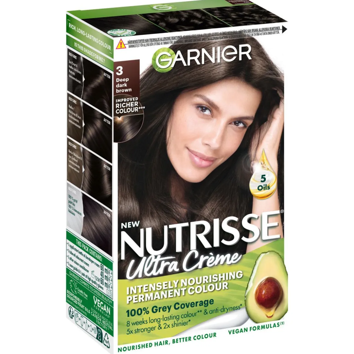 GARNIER NUTRISSE 3 SYVÄ TUMMANRUSKEA KESTOVÄRI
