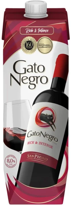 GATO NEGRO SMOOTH TINTO 8% TETRA 1L