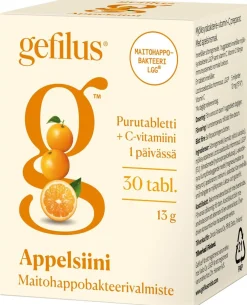 GEFILUS APPELSIINI PURUTABLETTI 30 KPL