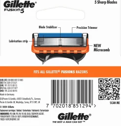 GILLETTE FUSION 4 CT