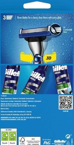 GILLETTE MACH3 TURBO PARTAHÖYLÄ - 1 VAIHTOTERÄ