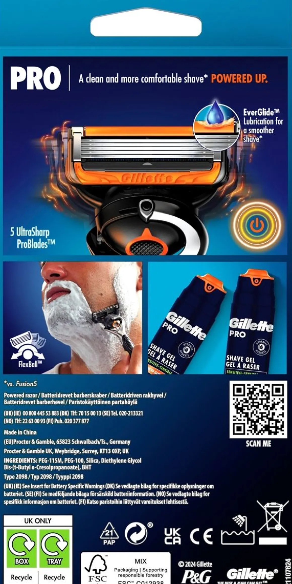 GILLETTE PROGLIDE FLEXBALL POWER PARTAHÖYLÄ