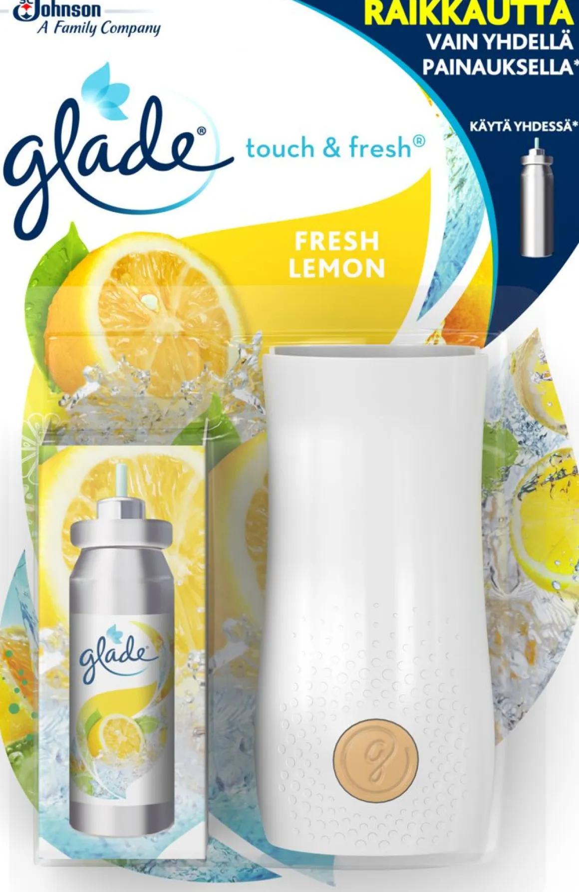GLADE ONE TOUCH FRESH LEMON 10 ML