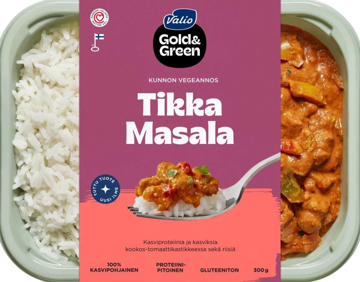 GOLD&GREEN TIKKA MASALA JA RIISI 300 G