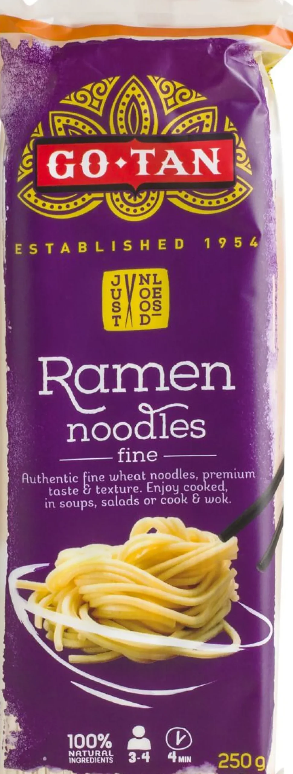 GO-TAN RAMEN VEHNÄNUUDELI OHUT 250 G