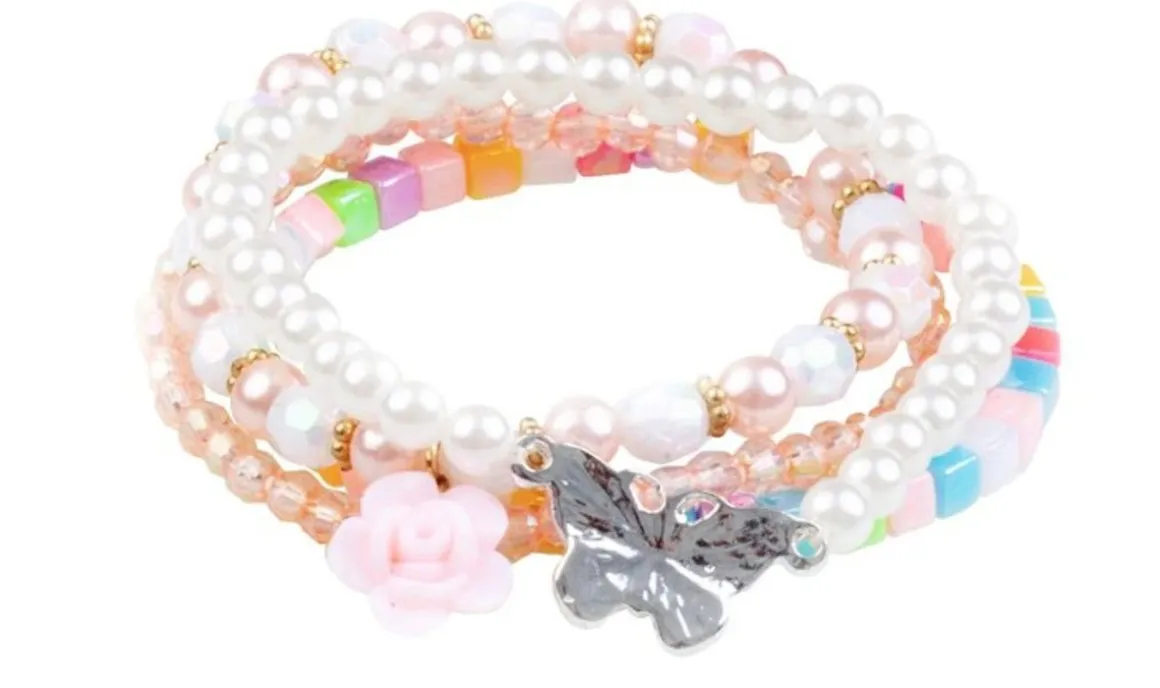 GP PEARLY BUTTERFLY BRACELET SET