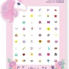GP  UNICORN NAIL STICKERS 50 PCS