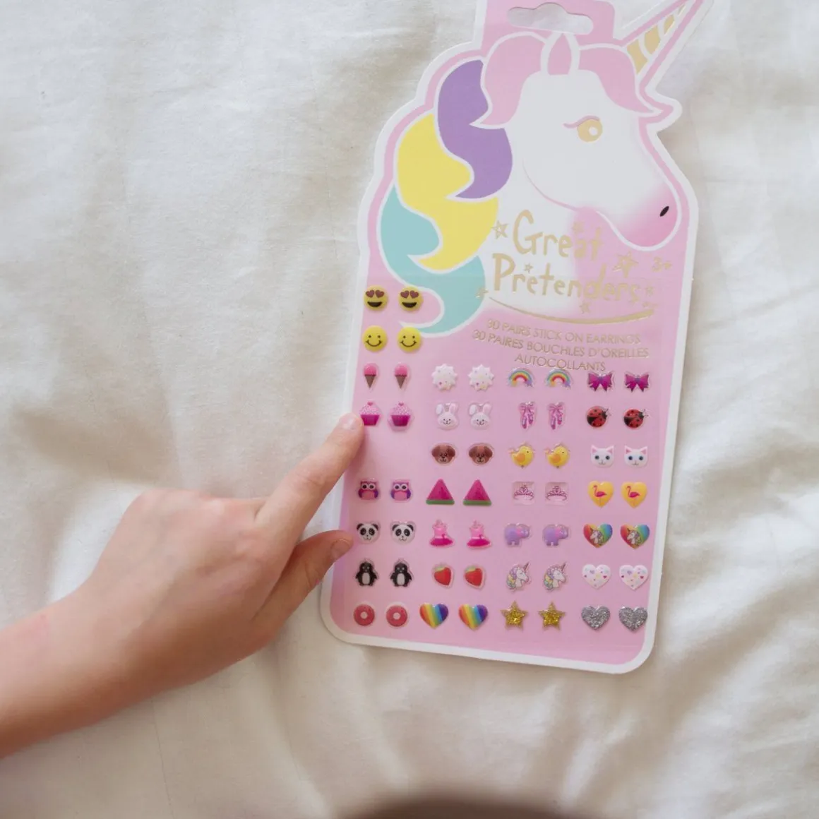GP STICK ON EARRINGS UNICORN, 30 PARIA