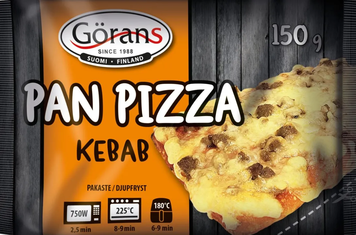 GÖRANS PAN PIZZA KEBAB 150 G