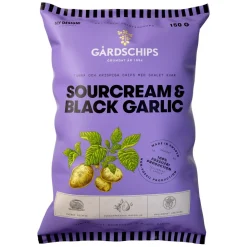 GÅRDSCHIPS SOURCREAM&BLACKGARLIC 150 G