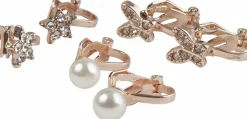 GREAT PRETENDERS BOUTIQUE DAZZLE CLIP ON EARRINGS, 3 SETS