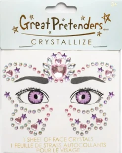 GREAT PRETENDERS FACE CRYSTALS - BUTTERFLY PRINCESS KASVOKRISTA