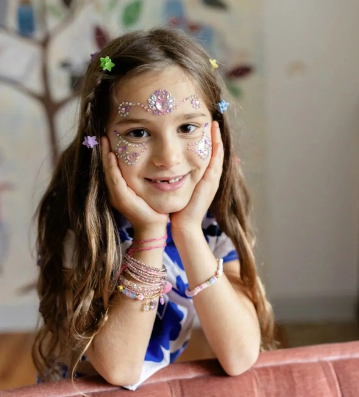 GREAT PRETENDERS FACE CRYSTALS - BUTTERFLY PRINCESS KASVOKRISTA