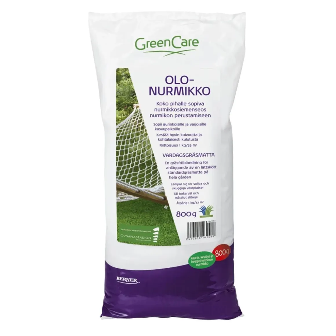 GREENCARE OLONURMIKKO 800 G