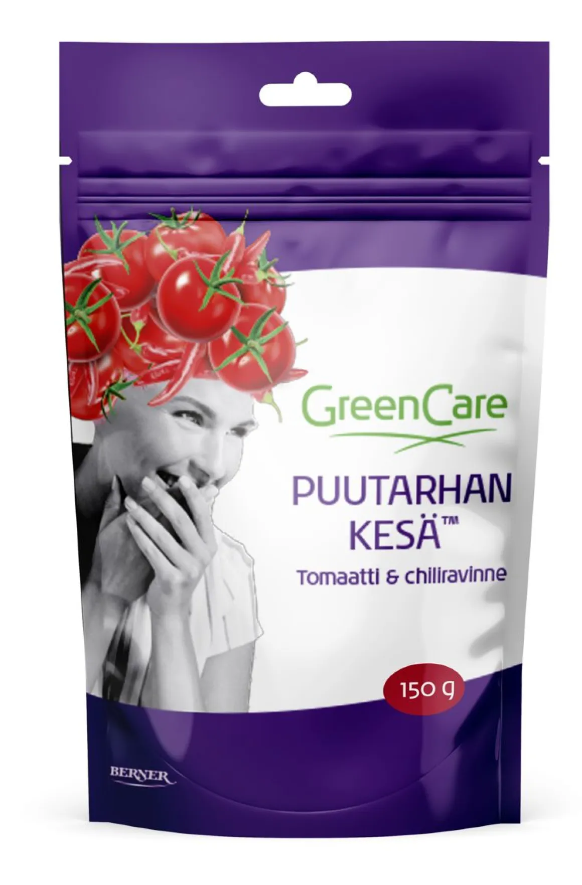 GREENCARE PUUTARHAN KESÄ, TOMAATTI JA CHILIRAVINNE 150G