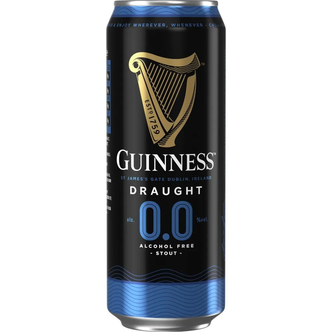 GUINNESS 0,0% TLK (PANTITON) 440 ML