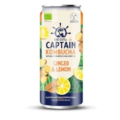 GUTZY CAPTAIN KOMBUCHA GINGER LEMON TLK 250 ML