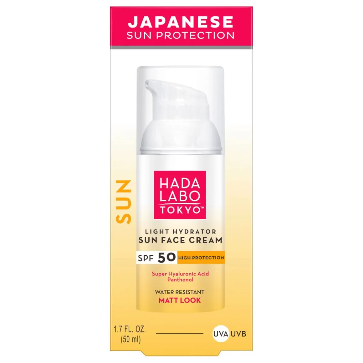 HADA LABO TOKYO LIGHT HYDRATOR SUN FACE CREAM SPF 50 50 ML