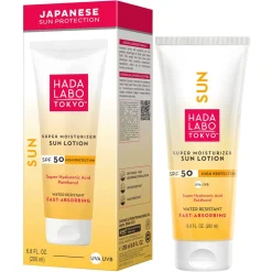 HADA LABO TOKYO SUPER MOISTURIZER SUN LOTION SPF 50 200 ML