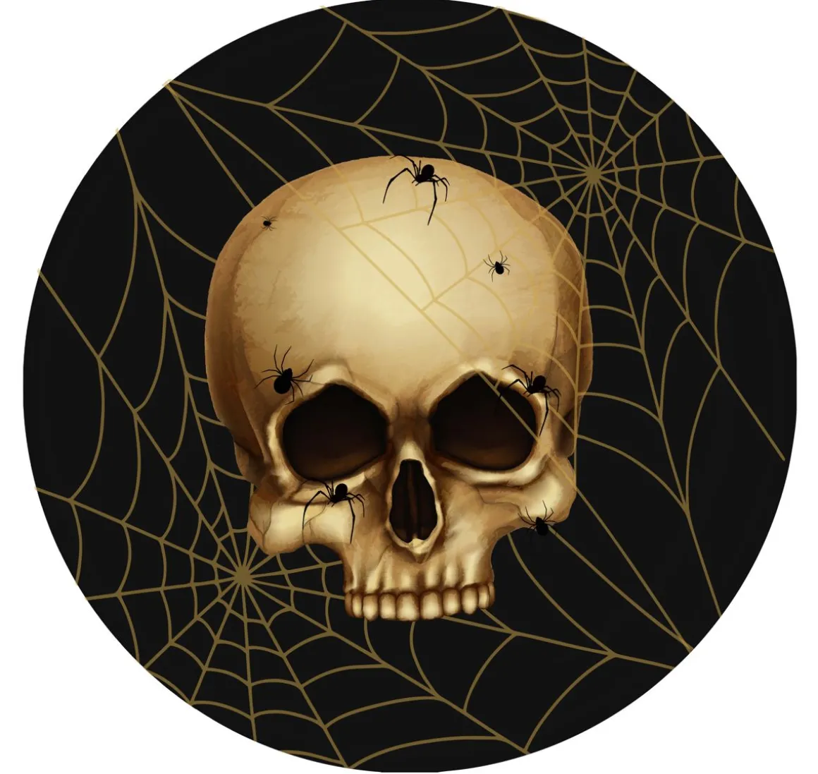 HALLOWEEN PÄÄKALLO PAHVILAUTANEN 23 CM 10 KPL/PKT