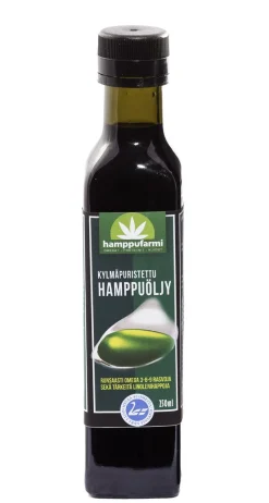 HAMPPUFARMI KYLMÄPURISTHAMPPUÖLJY 250 ML