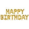 HAPPY BIRTHDAY KIRJAIMET FOLIOPALLOSETTI KULLANVÄRINEN