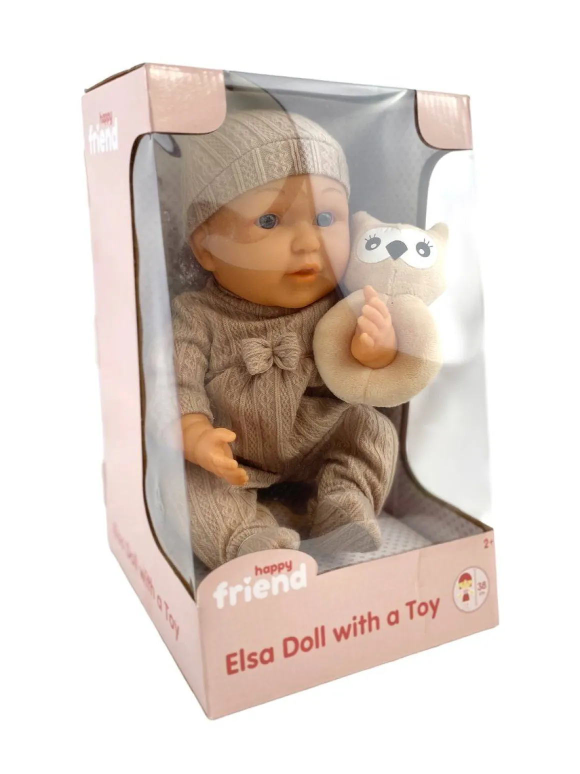 HAPPY FRIEND ELSA NUKKE 38CM JA PEHMOLELU
