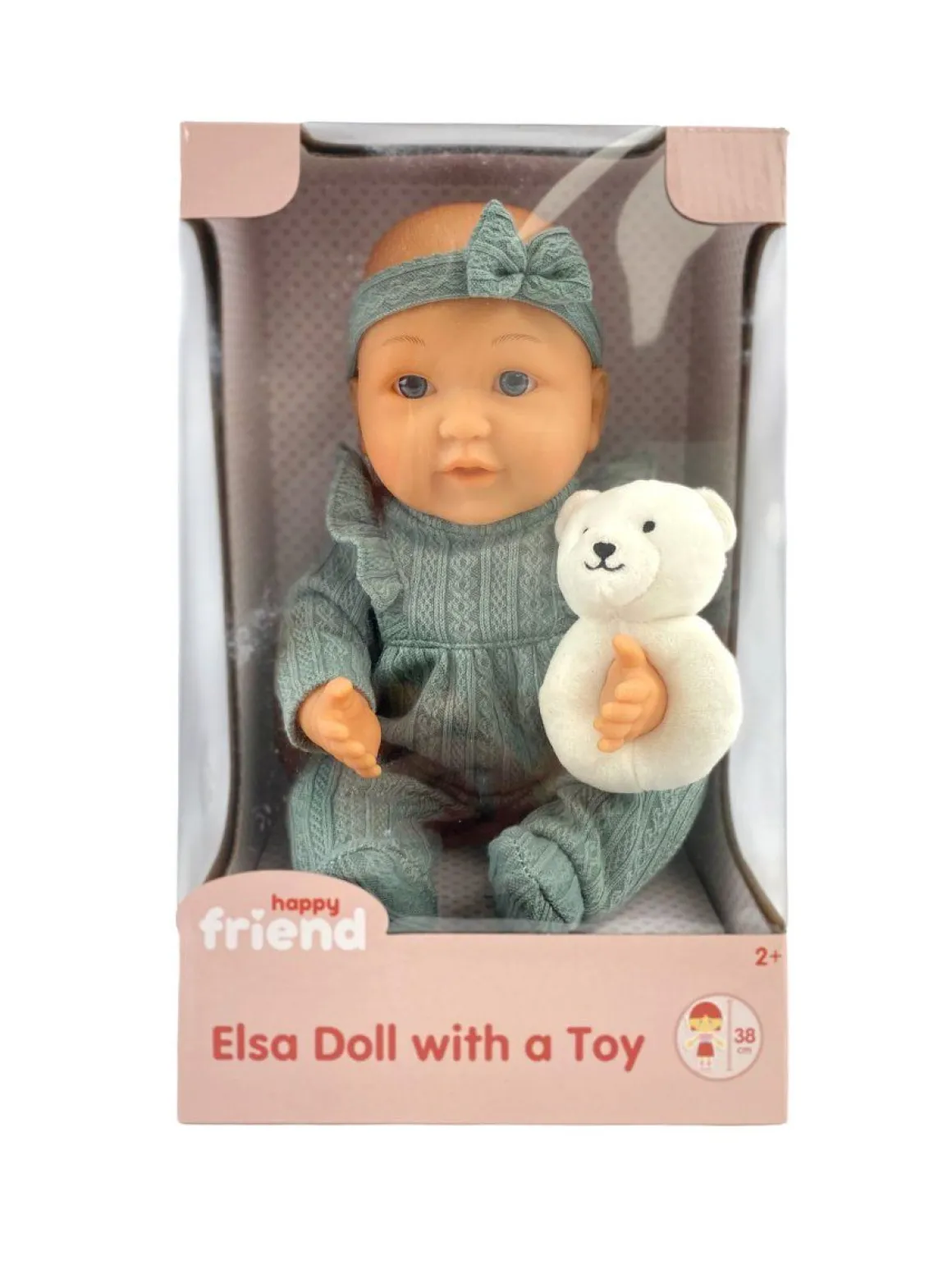 HAPPY FRIEND ELSA NUKKE 38CM JA PEHMOLELU