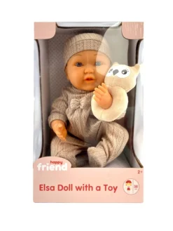 HAPPY FRIEND ELSA NUKKE 38CM JA PEHMOLELU