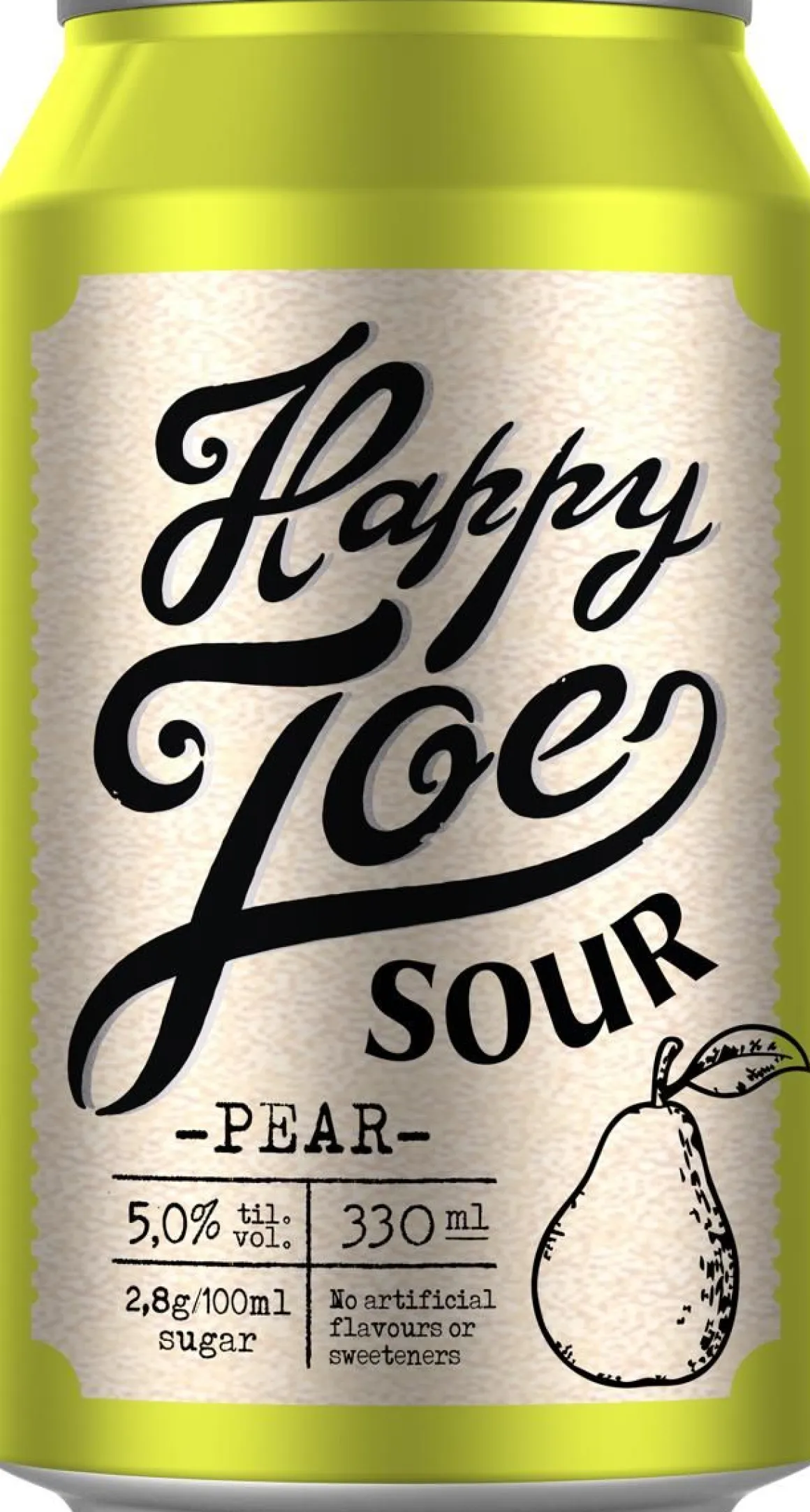 HAPPY JOE 5% SOUR CIDER PEAR TLK 330 ML