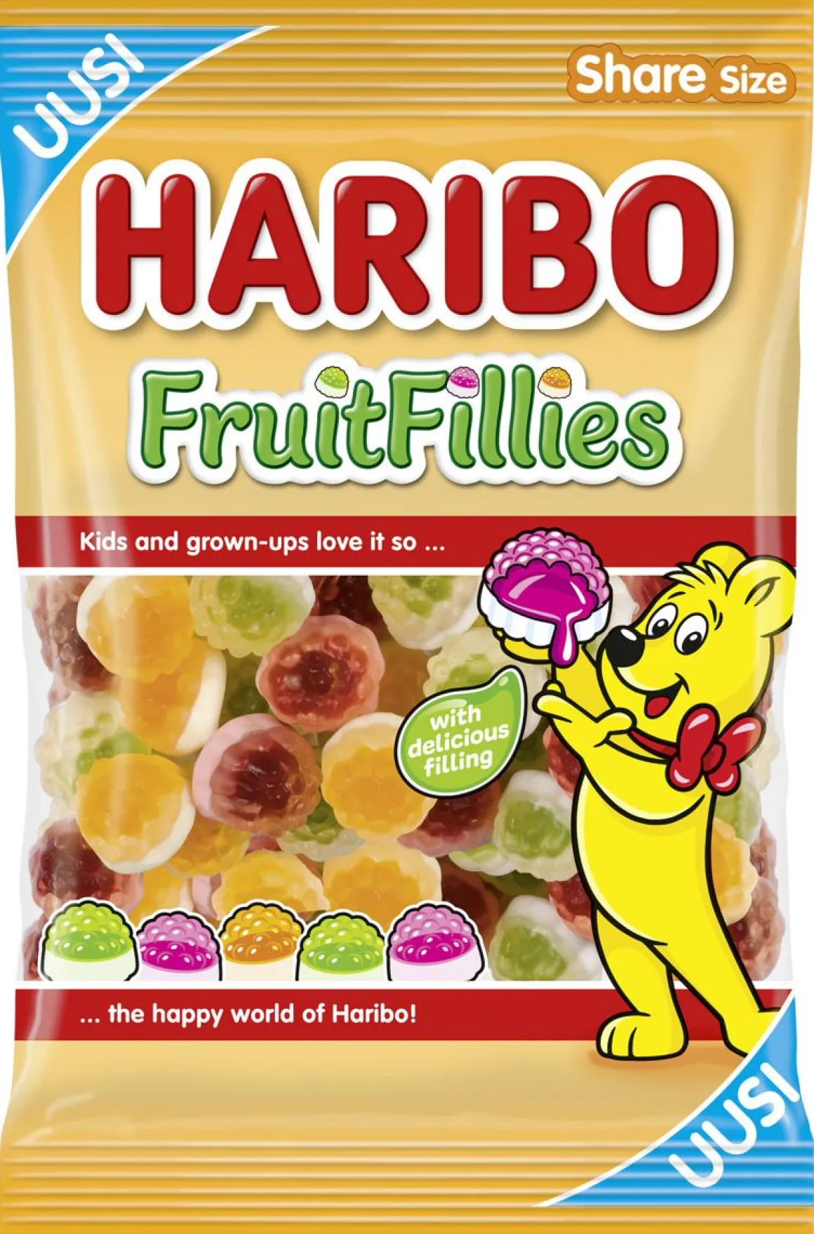 HARIBO FRUIT FILLIES MAKEISPUSSI 250 G