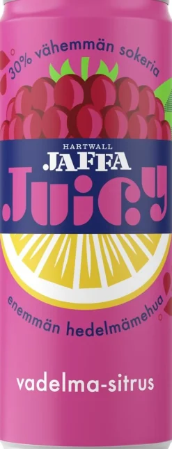 HARTWALL JAFFA JUICY VADELMA-SITRUS TLK 330 ML