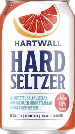 HARTWALL HARD SELTZER 4,5% VERIAPPELSIINI TLK 330 ML