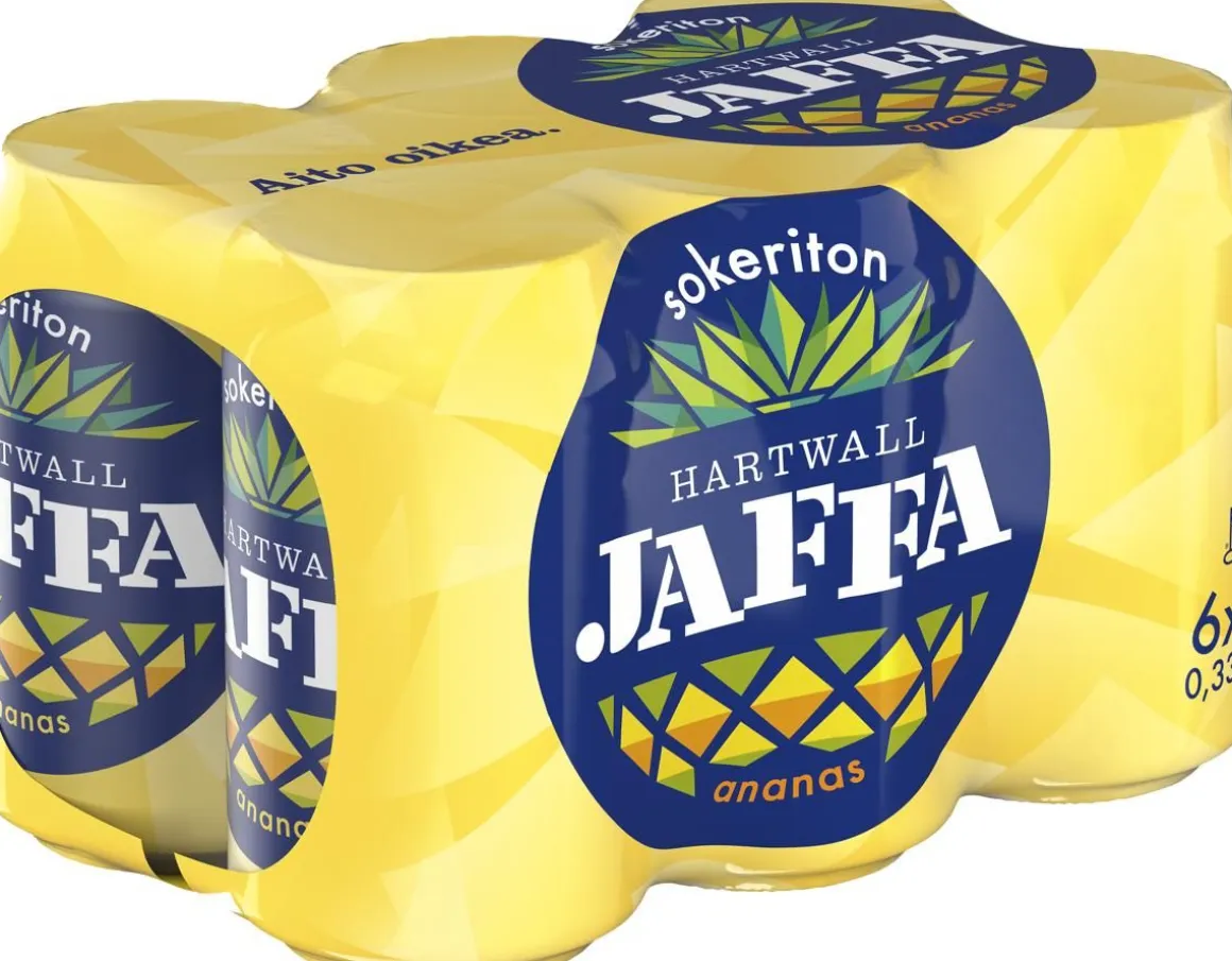 HARTWALL JAFFA ANANAS SOKERITON 0,33 TLK 6-PACK 1,98 L