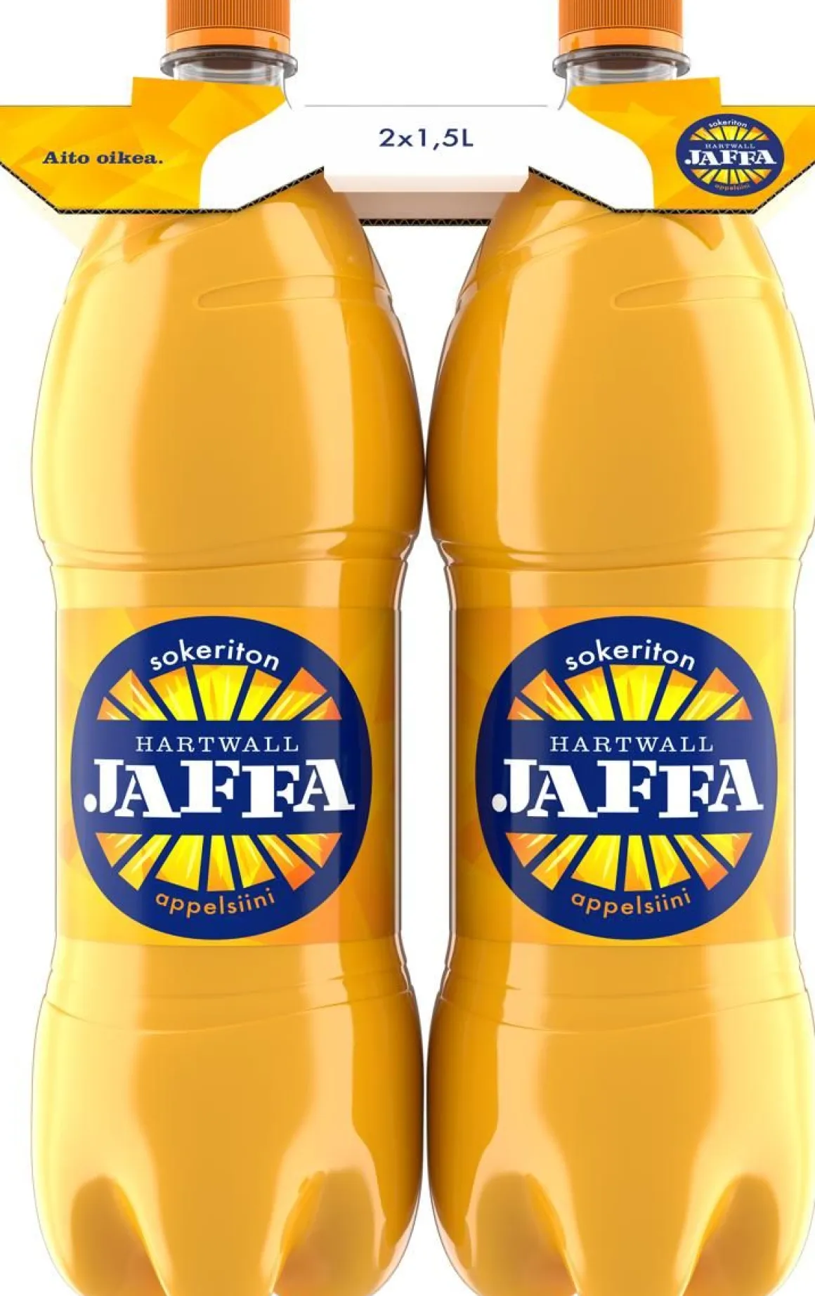 HARTWALL JAFFA APPELSIINI SOKERITON 1,5 KMP 2-PACK 3 L