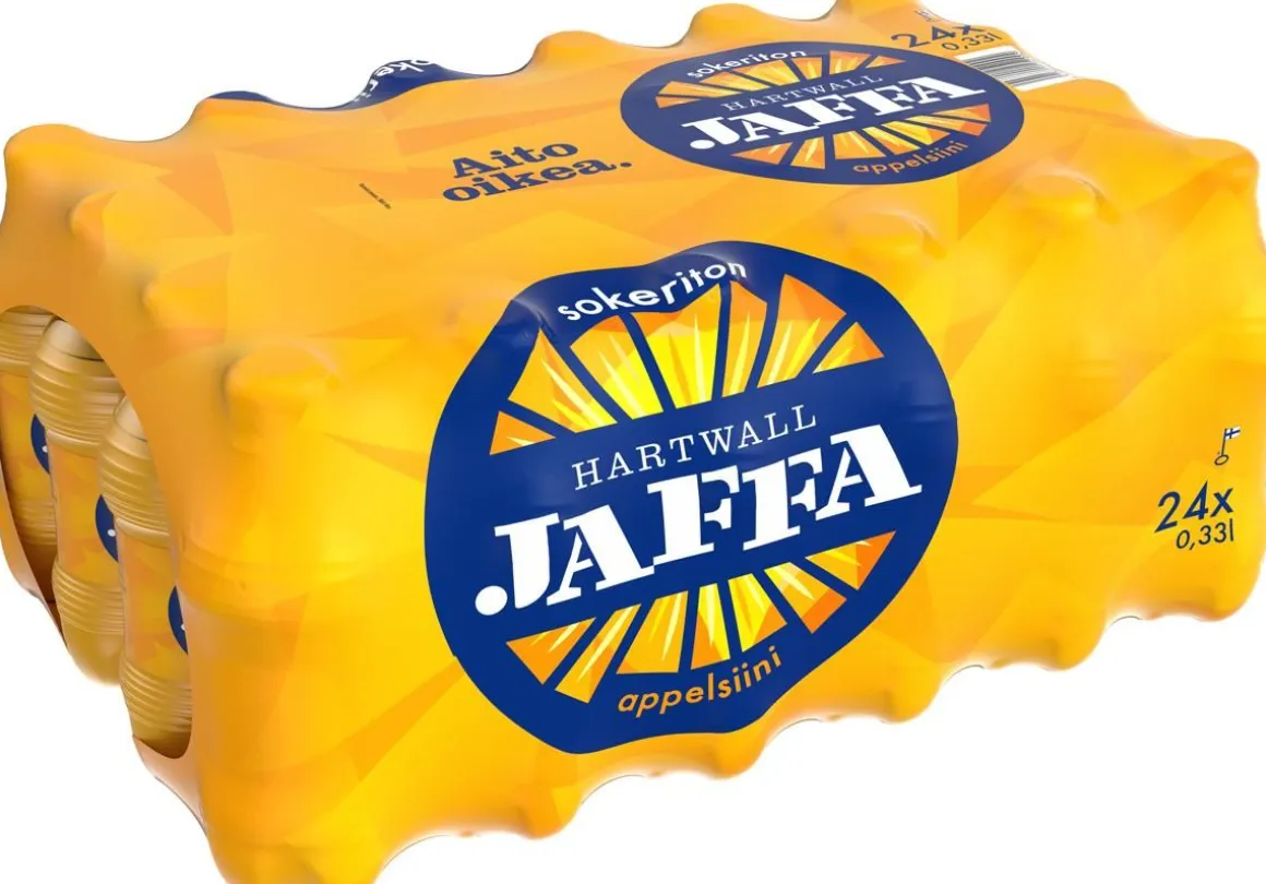 HARTWALL JAFFA APPELSIINI SOKERITON 0,33 KMP 24-PACK 7,92 L