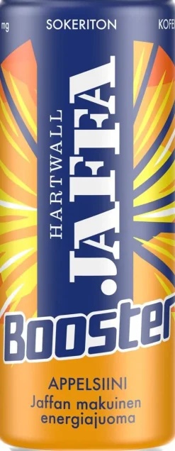 HARTWALL JAFFA BOOSTER ENERGY APPELSIINI SOKERITON TLK 330 ML