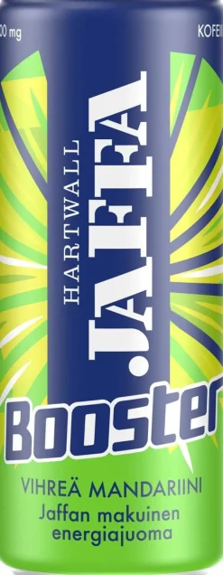 HARTWALL JAFFA BOOSTER ENERGY VIHREÄ MANDARIINI TLK 330 ML