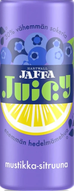 HARTWALL JAFFA JUICY MUSTIKKA-SITRUUNA TLK 330 ML