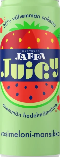 HARTWALL JAFFA JUICY VESIMELONI-MANSIKKA TLK 330 ML