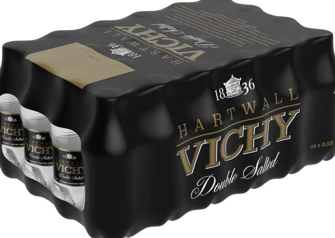 HARTWALL VICHY DOUBLE SALTED 0,33 KMP 24-PACK 7,92 L