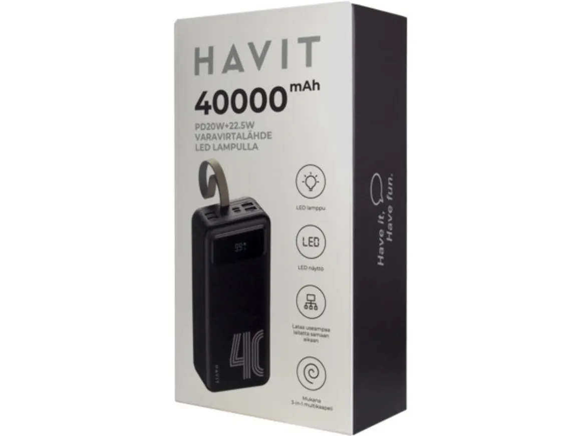 HAVIT VARAVIRTA PB70 40000MAH