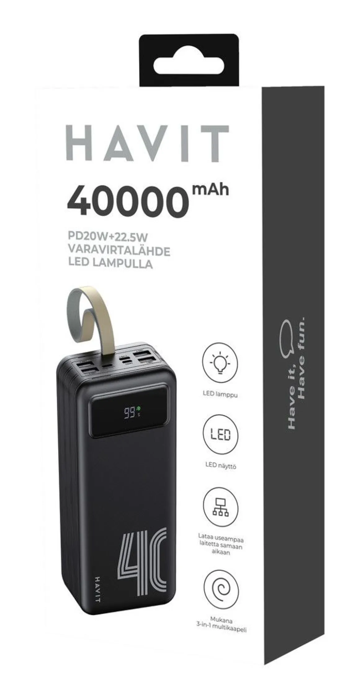 HAVIT VARAVIRTA PB70 40000MAH